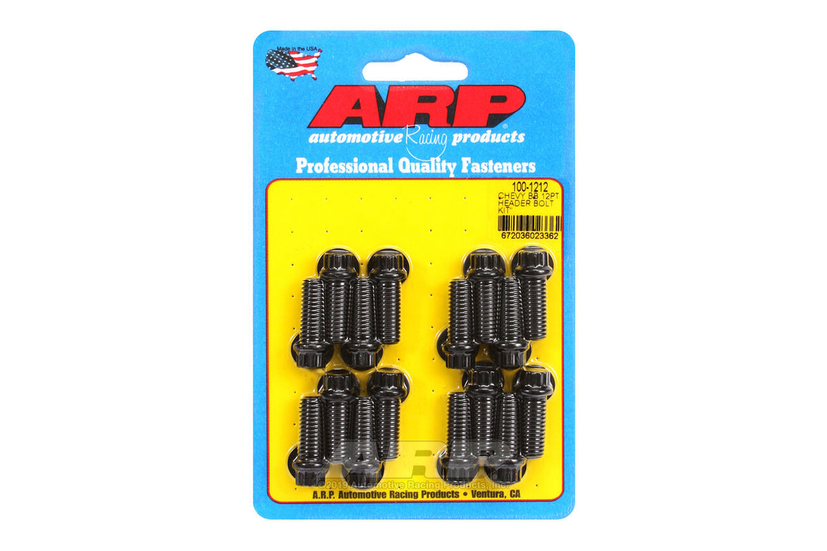 ARP Exhaust Header Bolt Kit suit Cleveland 351, BBC