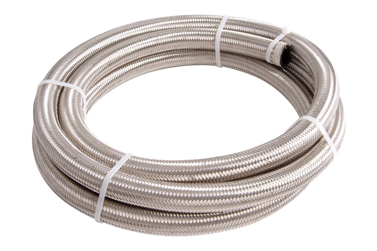 Aeroflow AN-6 100 Series Stainless Braided Rubber Hose – 2m