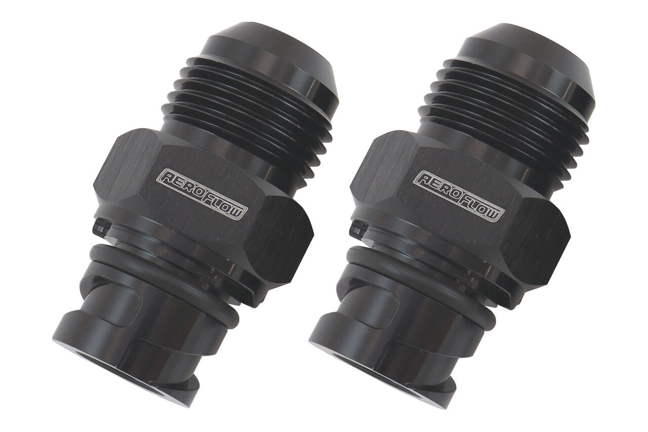 Aeroflow Screw In Cover Breather Adapter AN-10 Suits Ford Coyote V8