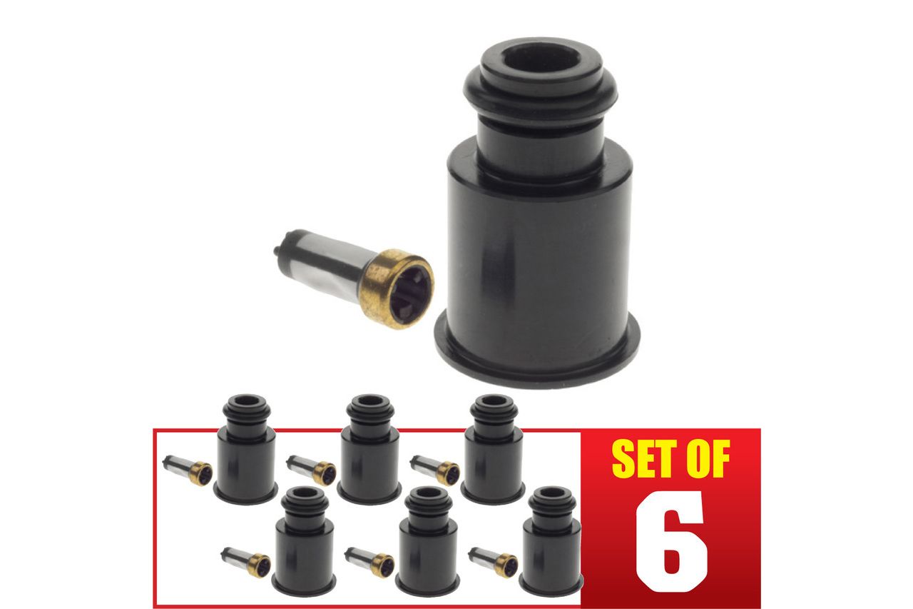 Raceworks Injector Extensions – Short – 3/4 14mm-11mm – 6 Pack
