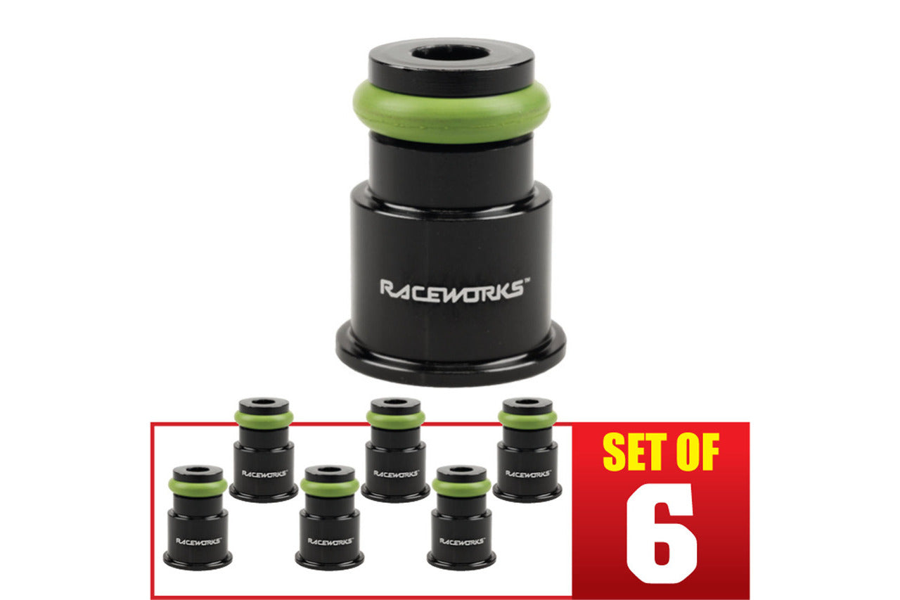 Raceworks Injector Extensions – Short – 3/4 14mm-14mm – 6 Pack