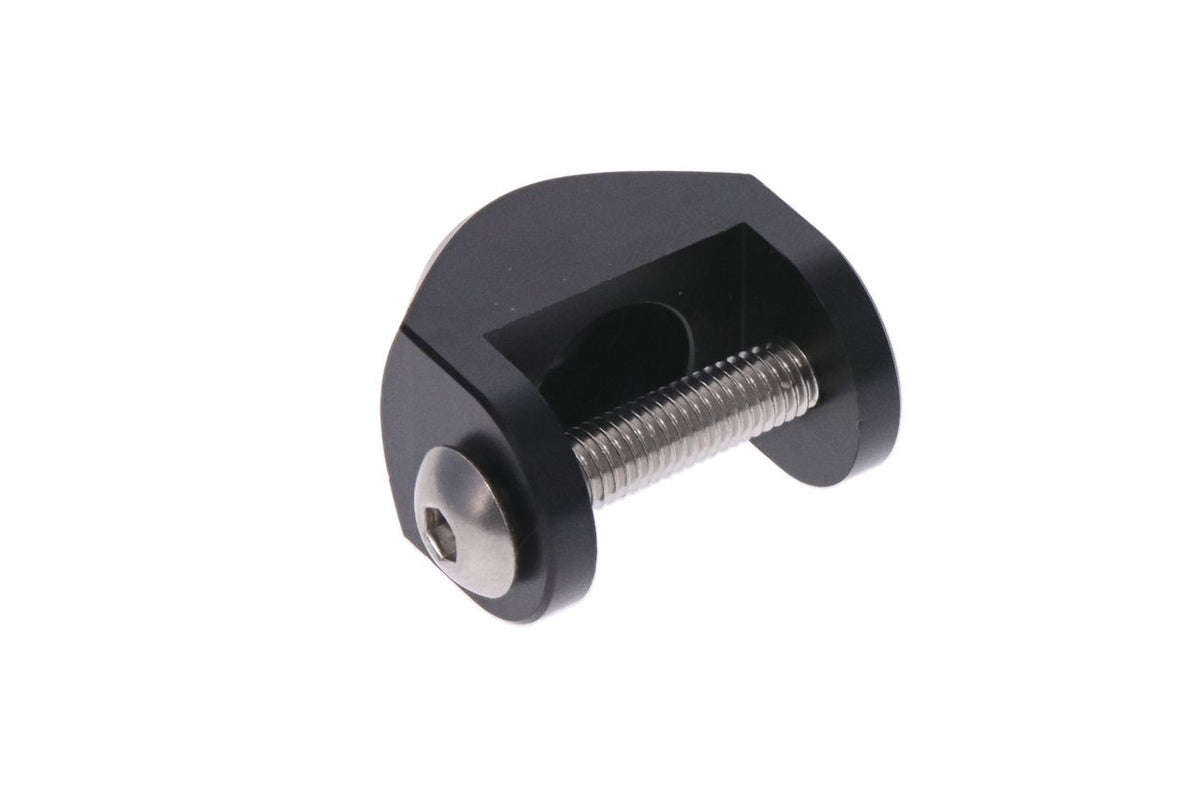Raceworks Fuel Rail Extrusion Clevis Mount Black