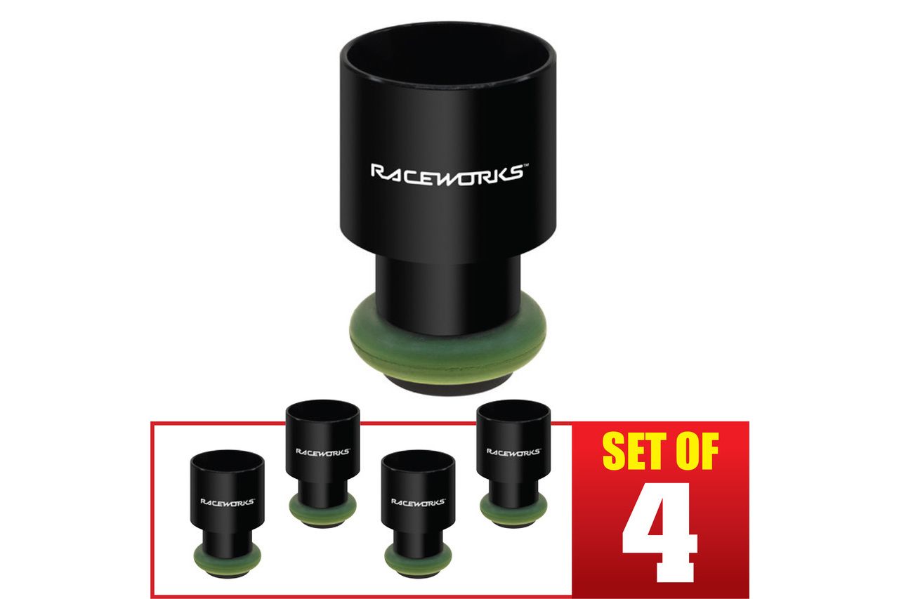 Raceworks Injector Lower Sleeve x4 Suit Extended Nose Injectors