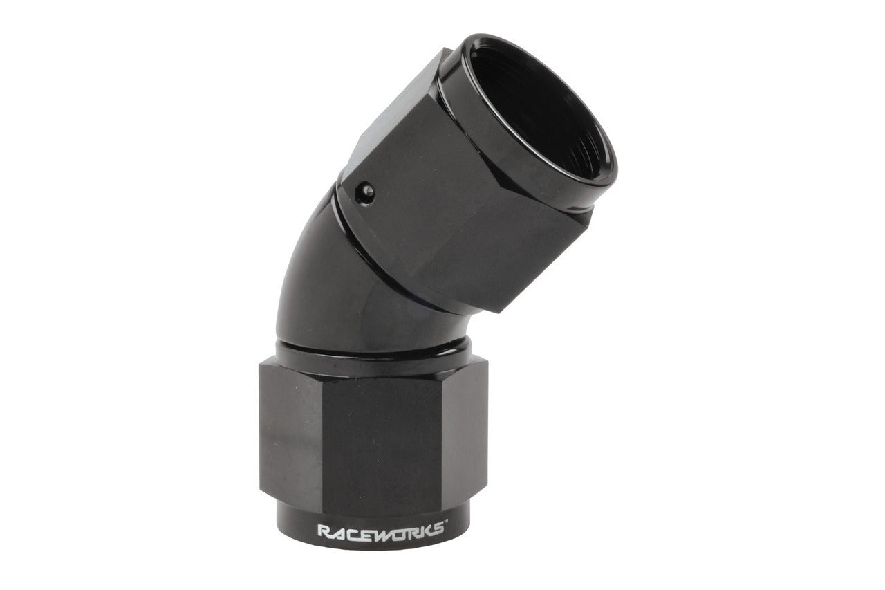 Raceworks AN-10 45 degree Swivel Female to AN Female