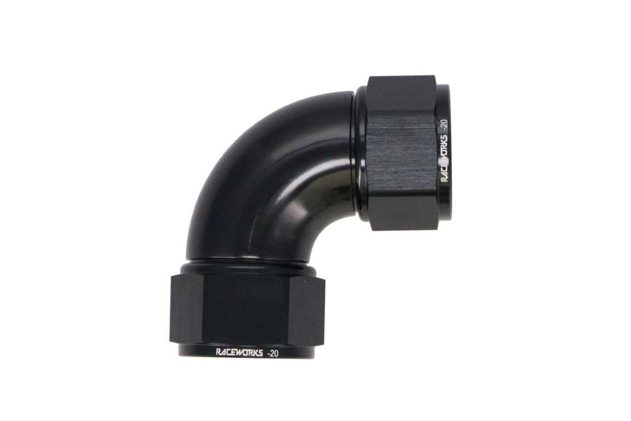 Raceworks AN-20 90 degree Swivel Female to AN-20 Female