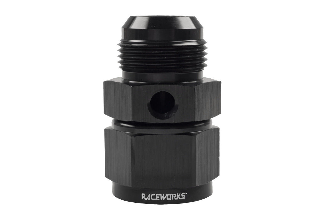 Raceworks AN-12 Swivel Female to AN Male with 1/8″ NPT Port