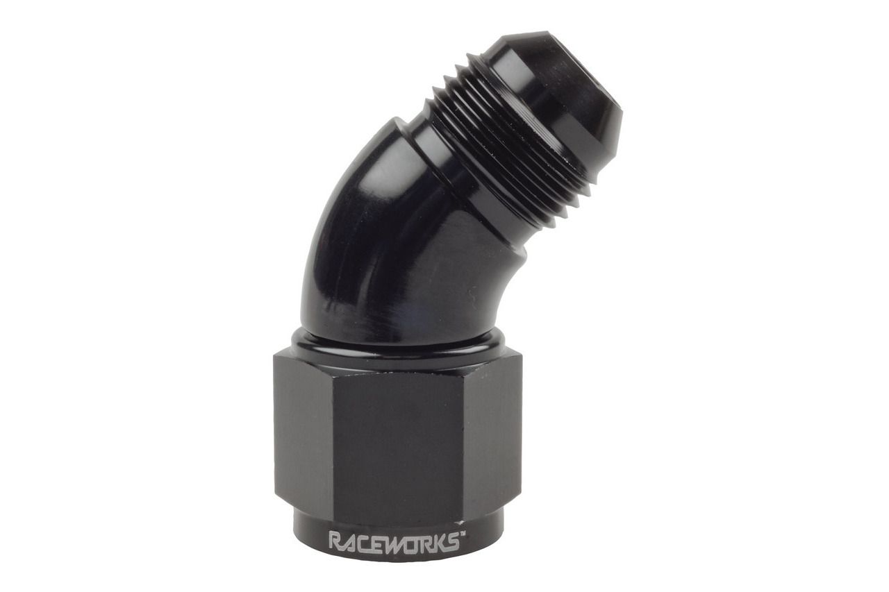 Raceworks AN-8 45 degree Swivel Female to AN Male