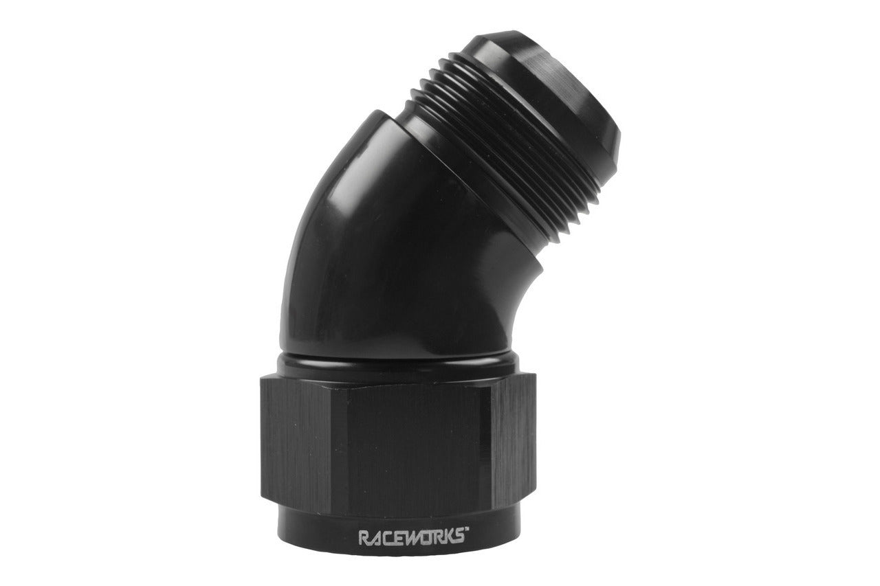 Raceworks AN-16 45 degree Swivel Female to AN Male