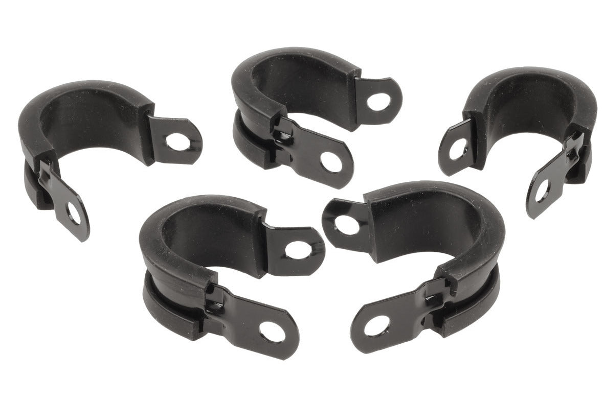 Raceworks 5/16″ / 7.9mm Cushioned P Clip – 5pk – Black