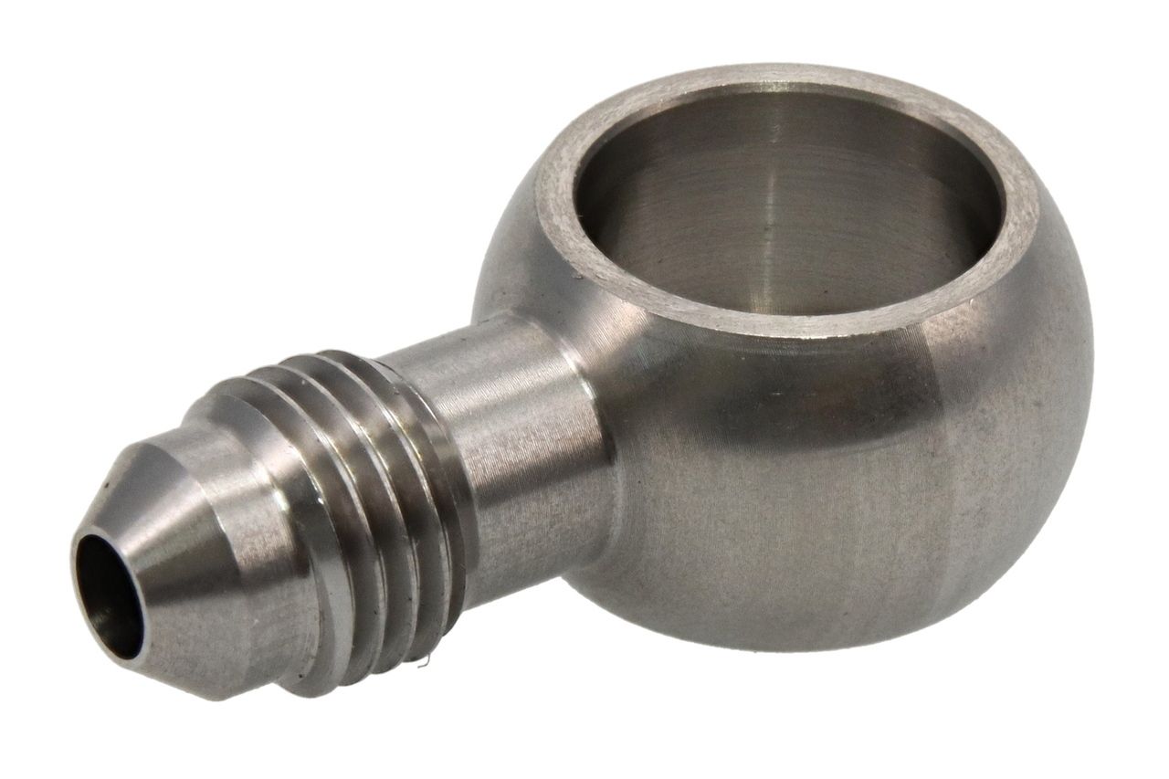 Raceworks AN-4 Male Flare to 14.5mm Banjo (Stainless)