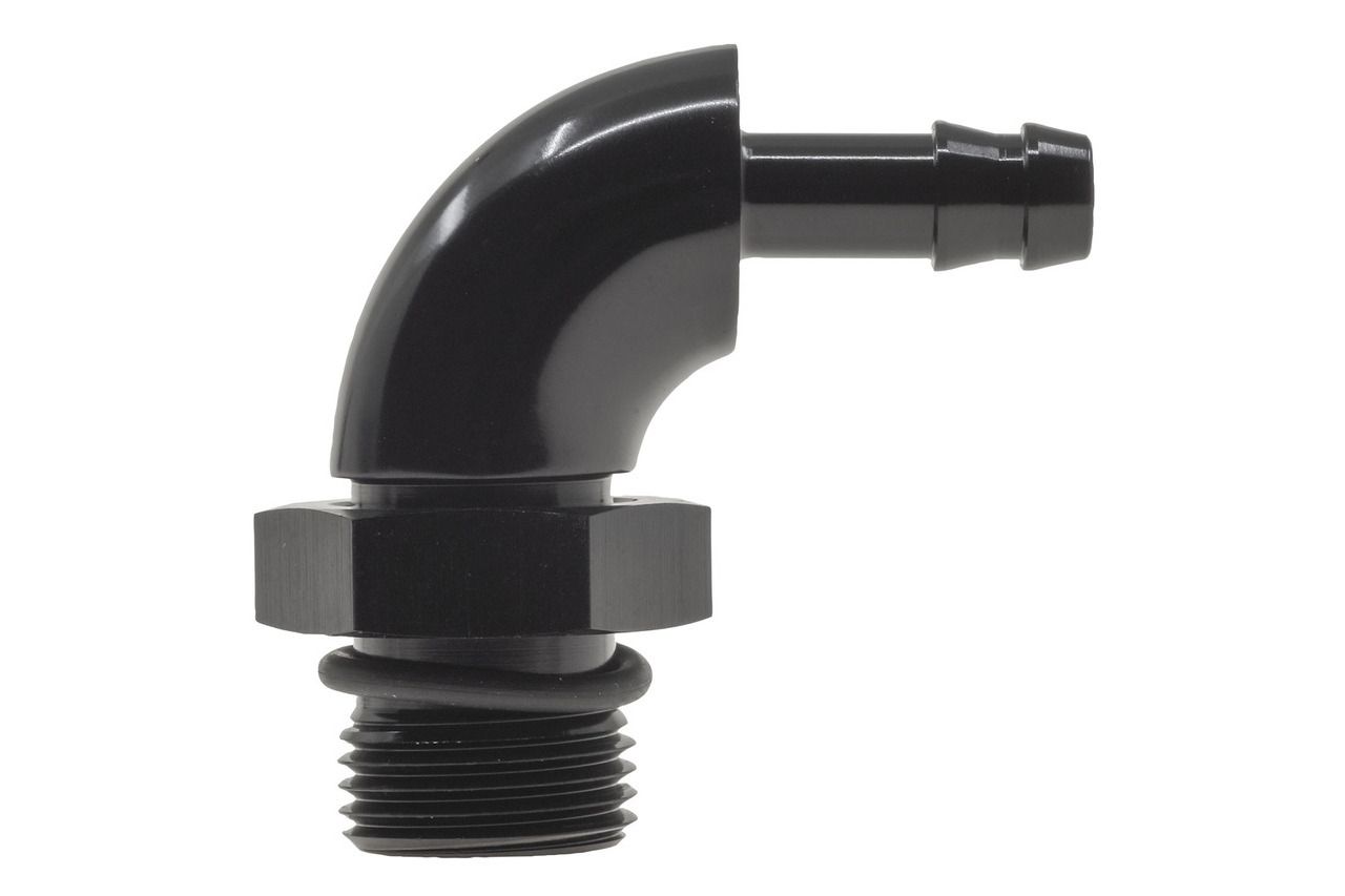 Raceworks AN-10 90 degree O-Ring Boss to 3/8″ Barb