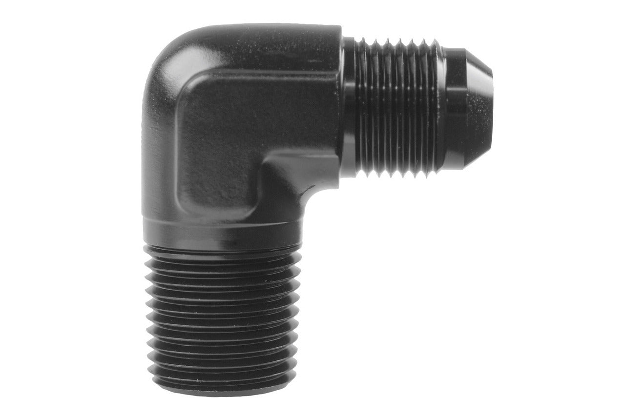Raceworks AN-4 90 degree Male Flare to 3/8″ NPT Male
