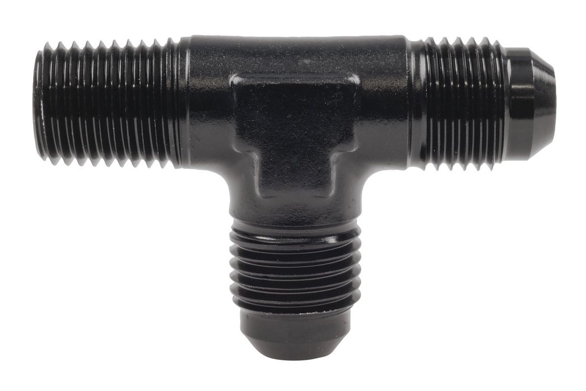 Raceworks AN-6 Male Flare Tee 1/4″ NPT on Run