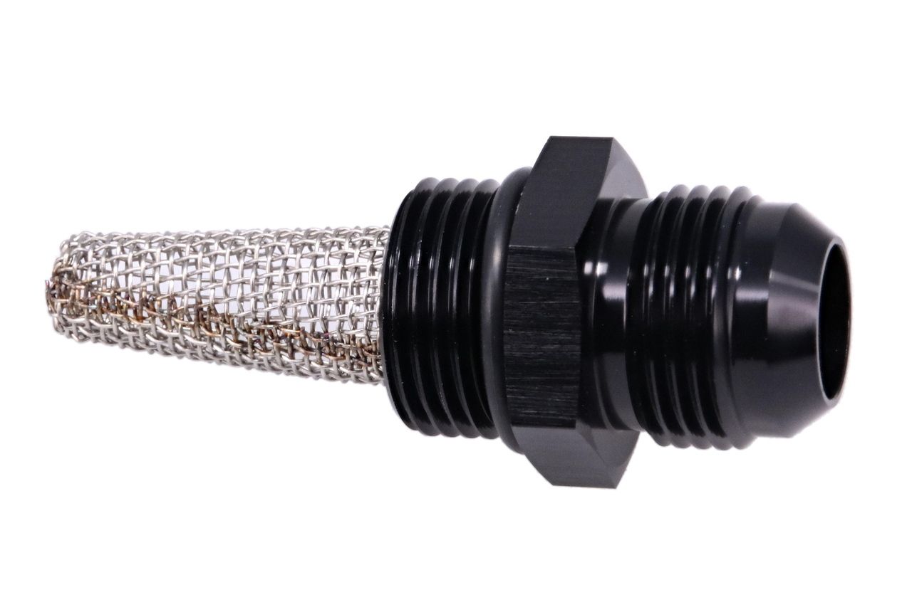 Raceworks AN-12 Male Flare to AN-10 O-Ring Boss With Filtered Screen