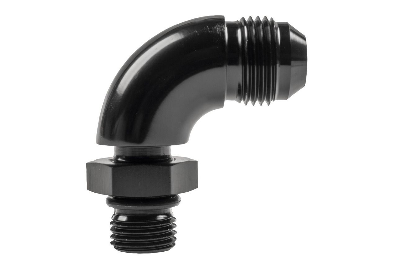 Raceworks AN-10 90 degree Male Flare to AN-8 O-Ring Boss