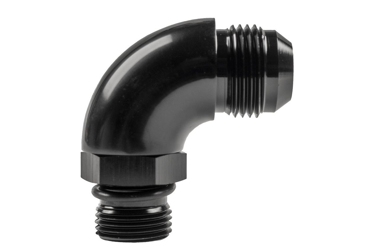 Raceworks AN-12 90 degree Male Flare to AN-10 O-Ring Boss