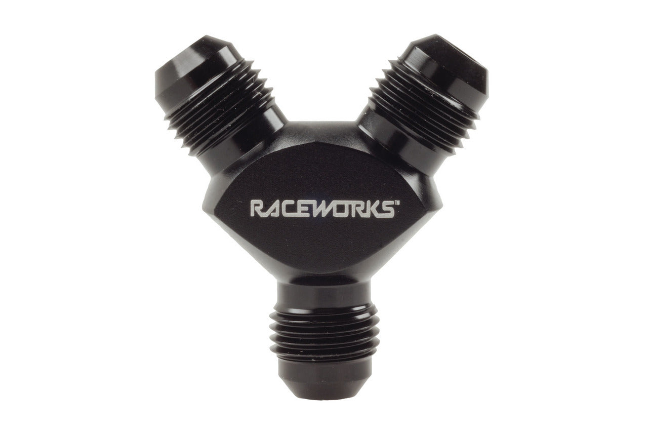 Raceworks AN-4 Male Flare Y Block