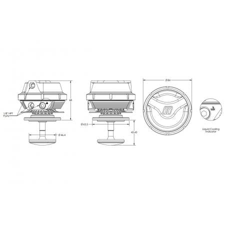 Turbosmart Gas Valve Actuator 45 14psi Black