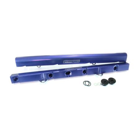Aeroflow Billet EFI Fuel Rail Suit Ford EB-AU Falcon 5.0L Windsor V8 – Blue