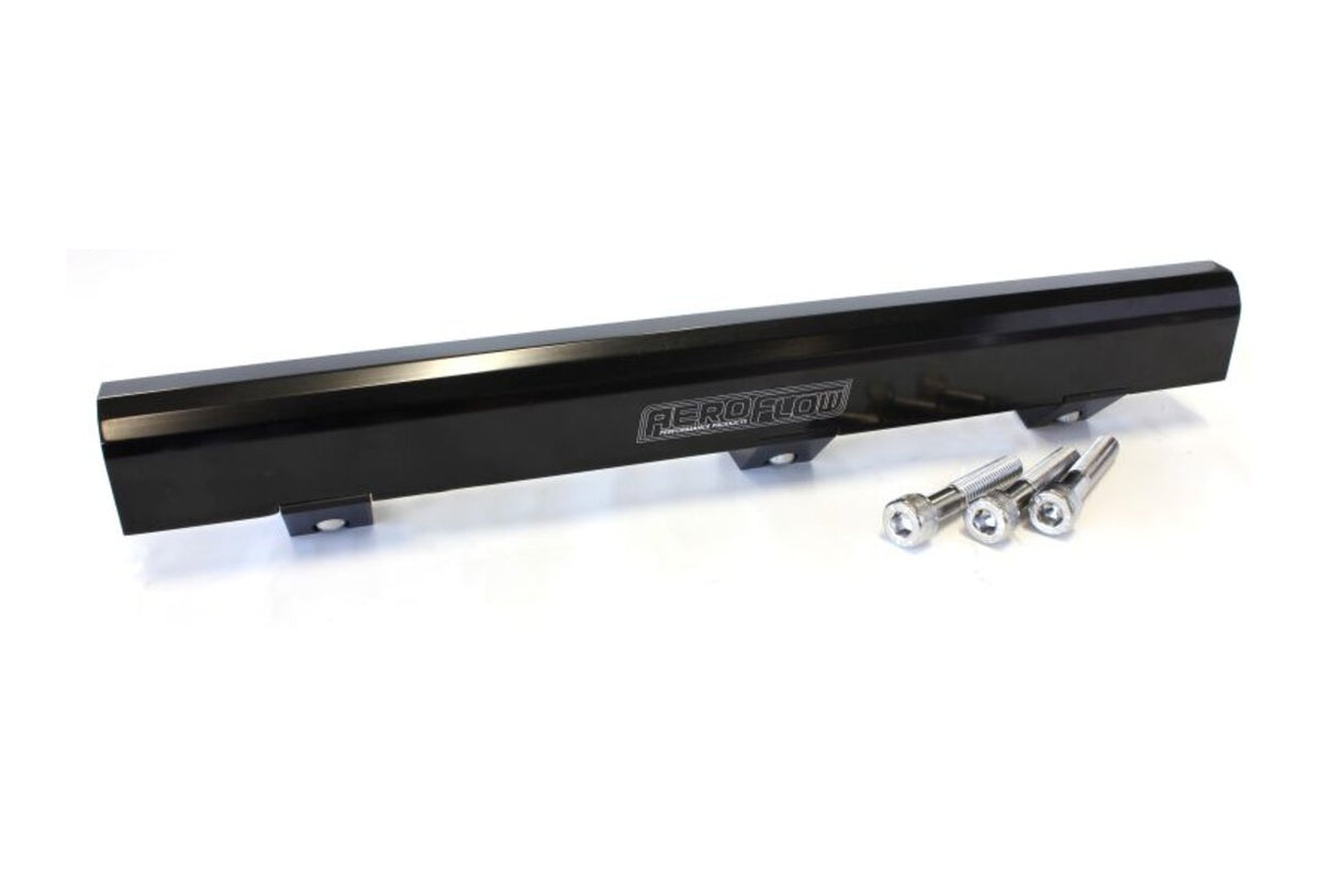Aeroflow Billet Fuel Rail Suit Mitsubishi Evo 1-3 4G63 – Black