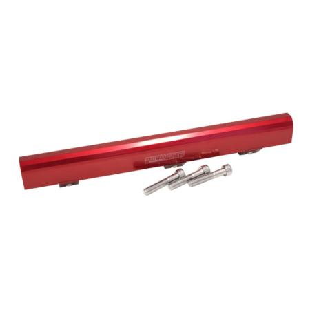 Aeroflow Billet Fuel Rail Suit Mitsubishi Evo 1-3 4G63 – Red