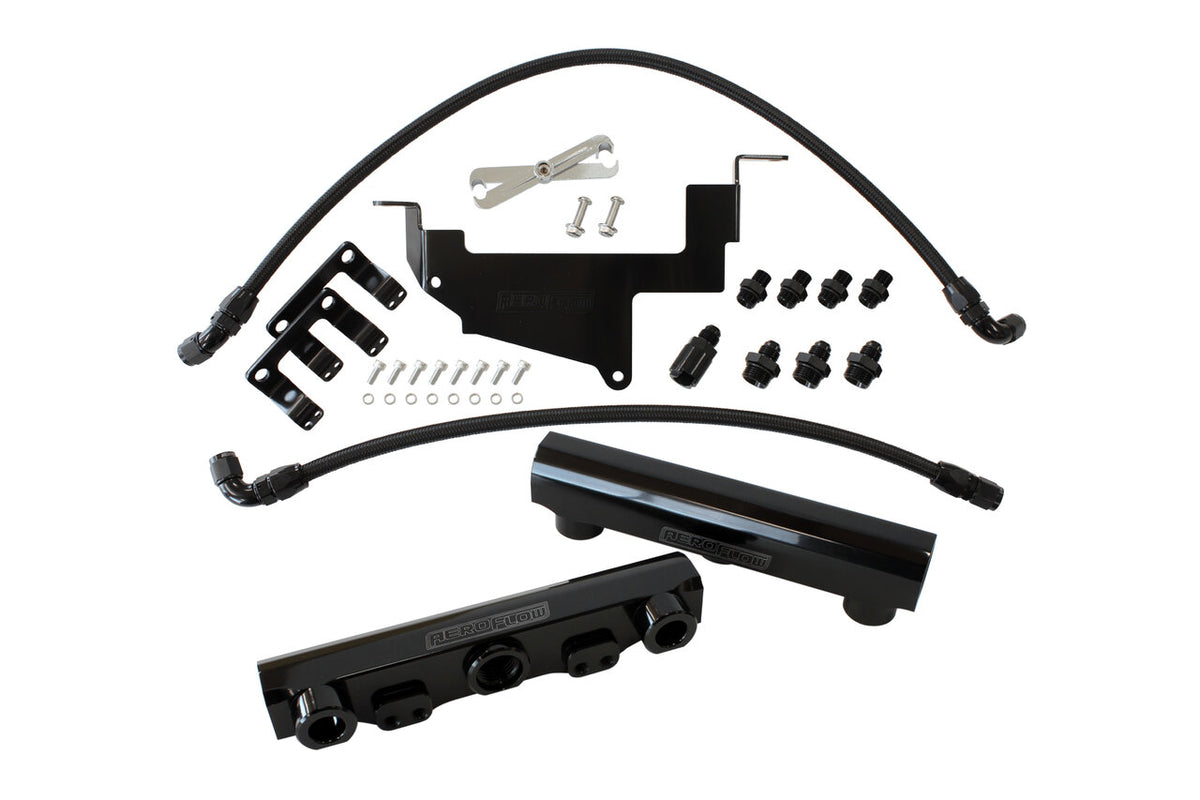 Aeroflow Billet EFI Fuel Rail Suit Subaru BRZ / Toyota 86 – Black