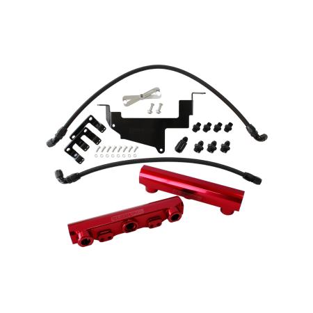 Aeroflow Billet EFI Fuel Rail Suit Subaru BRZ / Toyota 86 – Red