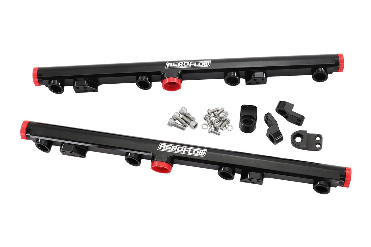 Aeroflow Billet GM LS1 LS2 LS3 Fuel Rail – Black