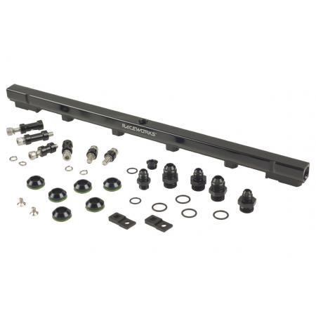 Raceworks Fuel Rail suits Nissan Skyline R33 ECR33 RB25DET – Black