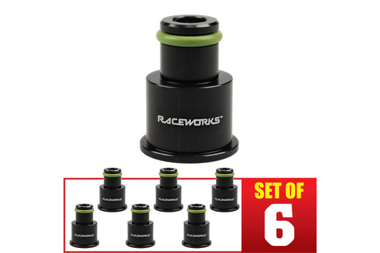 Raceworks Injector Extensions – 3/4 – Full Length 14mm-11mm – 6 Pack