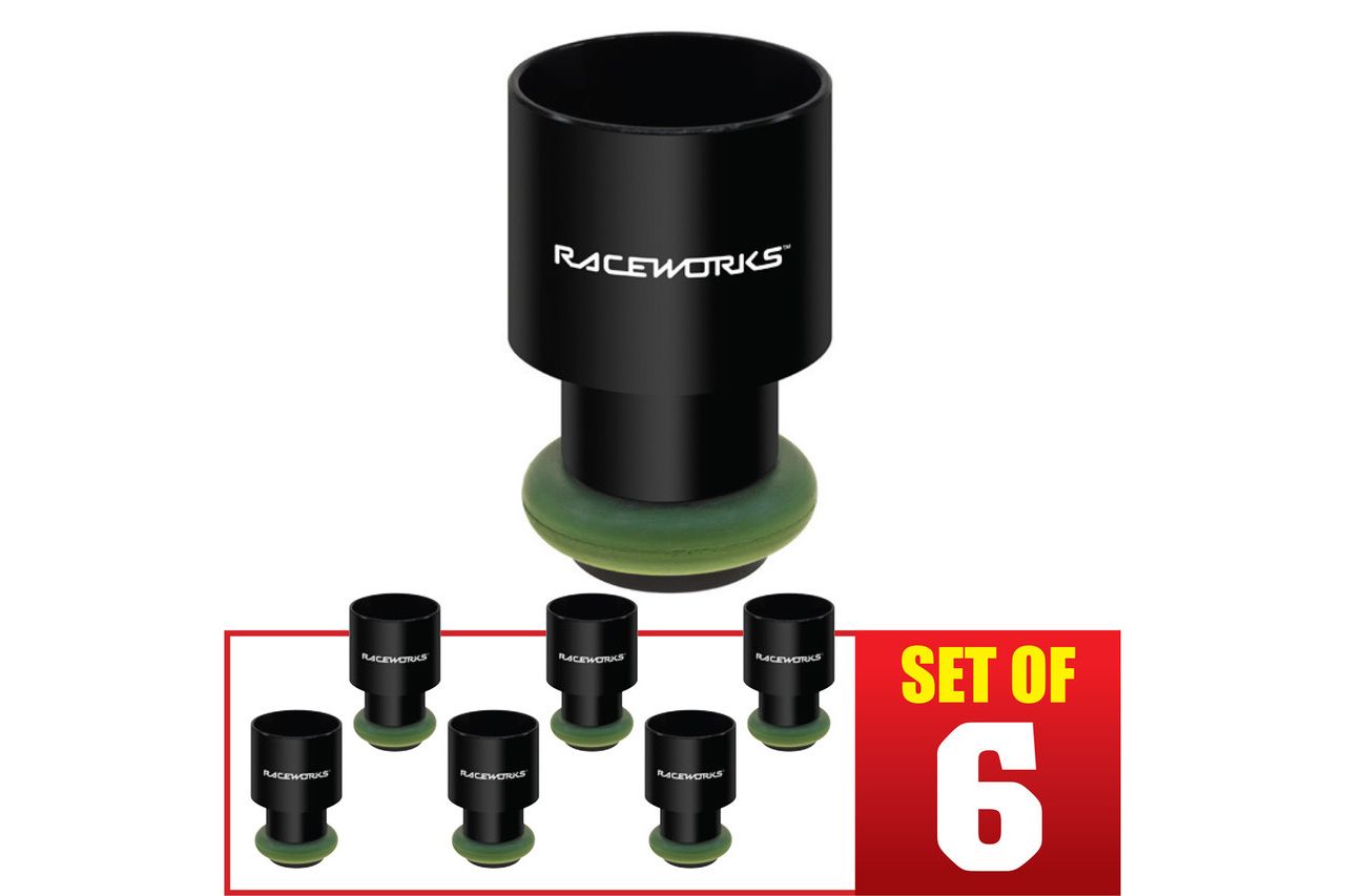 Raceworks Injector Lower Sleeve x6 Suit Extended Nose Injectors