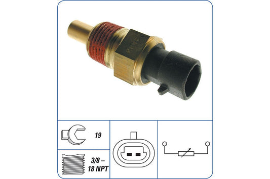 Delco 3/8″ x 18 NPT Coolant Temp Sensor