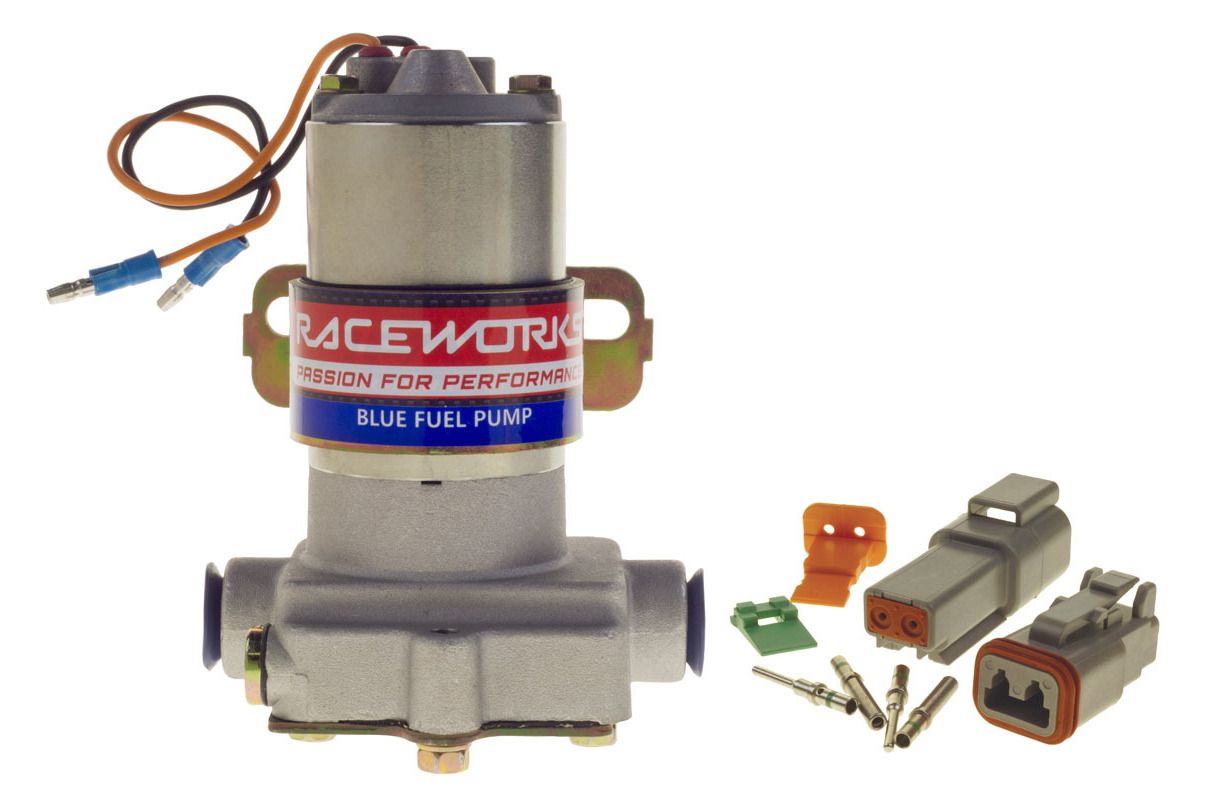 Raceworks 415 lph Blue Carburettor Fuel Pump Kit