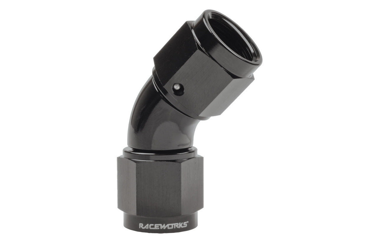 Raceworks AN-3 45 degree Swivel Female to AN Female