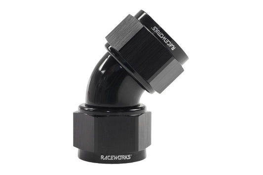 Raceworks AN-16 45 degree Swivel Female to AN Female