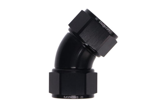 Raceworks AN-20 45 degree Swivel Female to Female