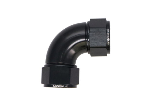 Raceworks AN-20 90 degree Swivel Female to AN-20 Female