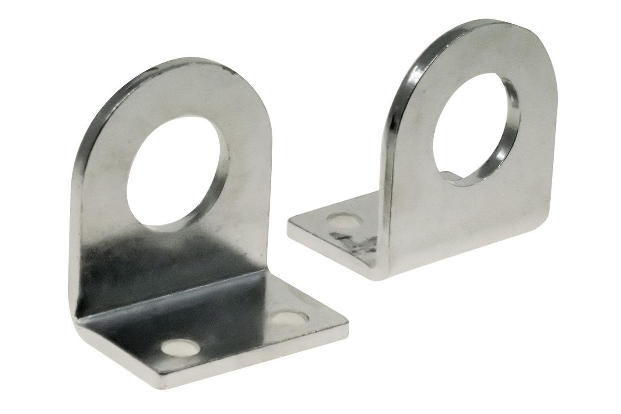 Raceworks Brake Hose Mounting Bracket Bolt On 90 Degree