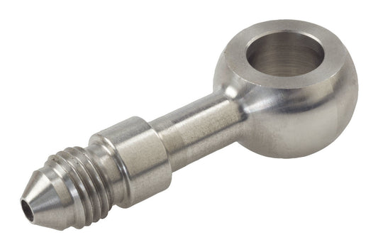 Raceworks AN-4 Male Flare to 10.2mm Banjo (Stainless)