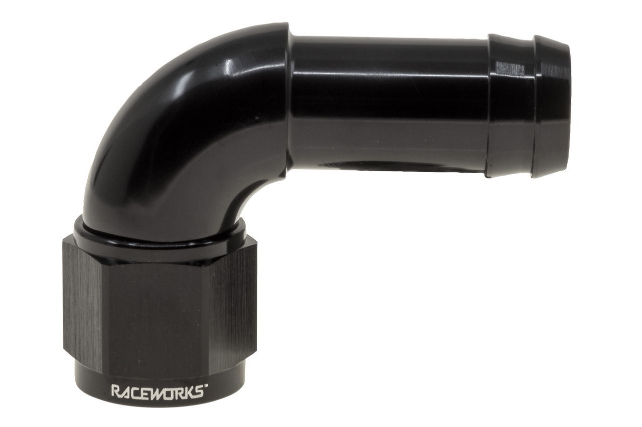 Raceworks AN-10 90 degree Female Swivel to 3/4″ Barb