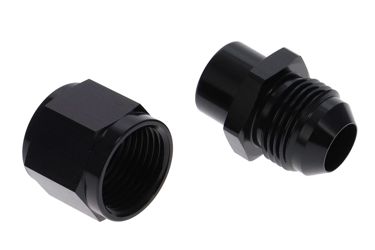 Raceworks Barra Power Steering Pump Remote Reservoir Fitting Adapter