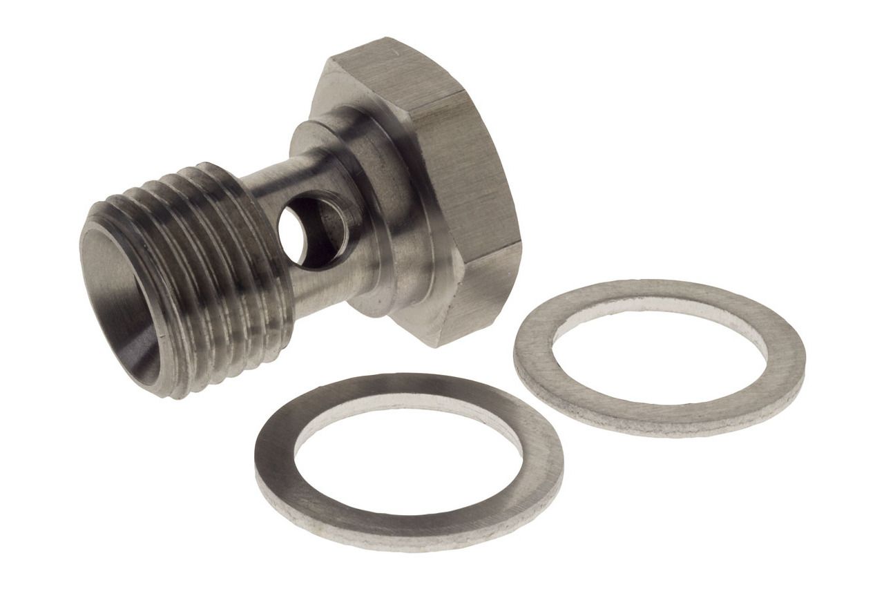 Raceworks M16x1.5 Metric Banjo Bolt (22mm) (Stainless)