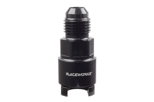 Raceworks AN-8 to Female 3/8″ Billet Quick Connect EFI Fuel Fitting