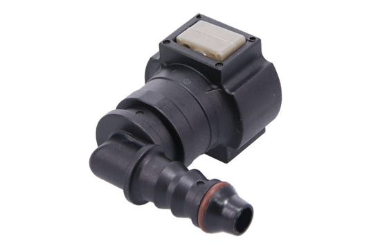 Raceworks Female 90 degree 3/8″ Plastic Quick Connect EFI Fuel Fitting to 5/16″ Barb