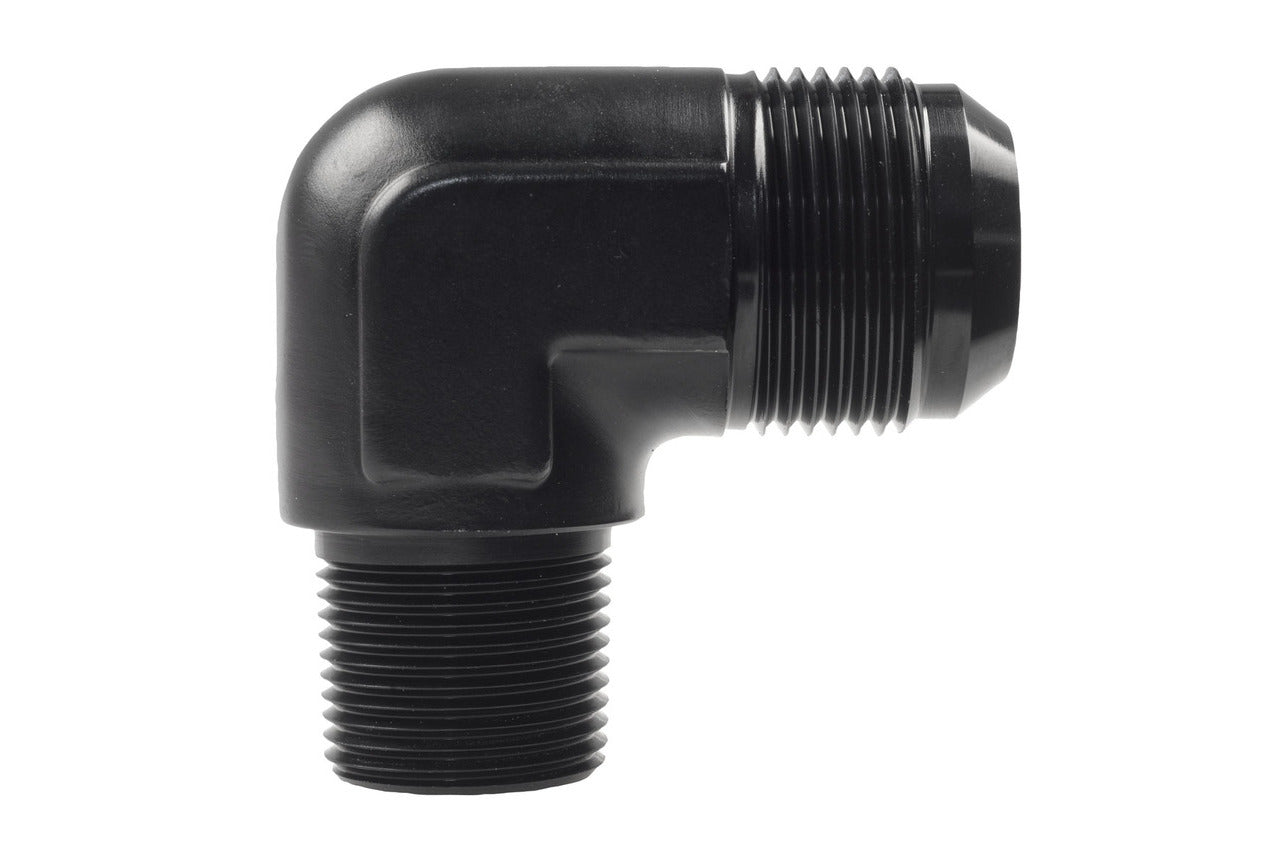 Raceworks AN-12 90 degree Male Flare to NPT 1/2″ Male