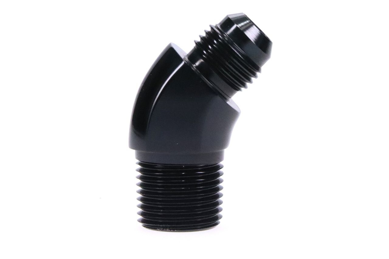 Raceworks AN-6 45 degree Male Flare to 3/8″ NPT Male