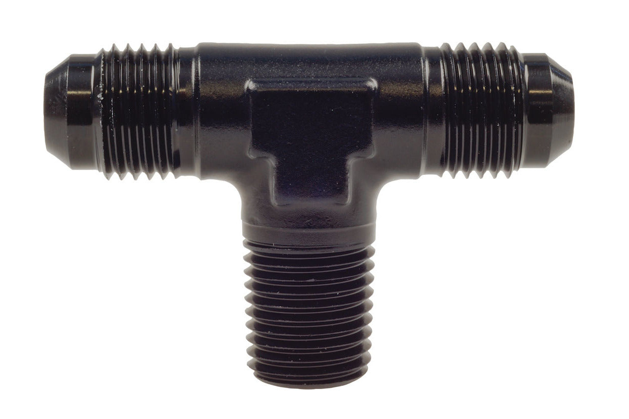 Raceworks AN-4 Male Flare Tee 1/8″ NPT on Branch