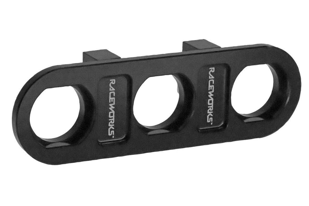 Raceworks 3-Way Bulkhead Flange Plate