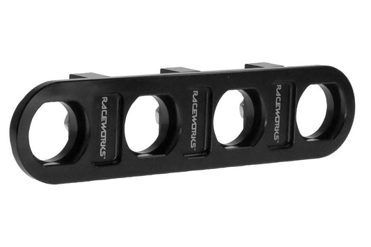 Raceworks 4-Way Bulkhead Flange Plate