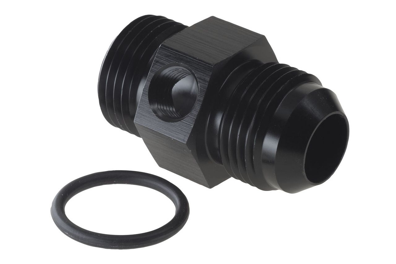 Raceworks AN-10 O-Ring Boss to AN-10 Male Flare with 1/8″ NPT Port